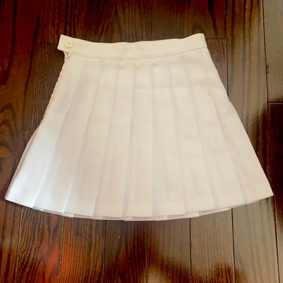 American Apparel White Tennis Skirt - Picture 3 of 4